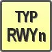 Piktogram - Typ: RWYn